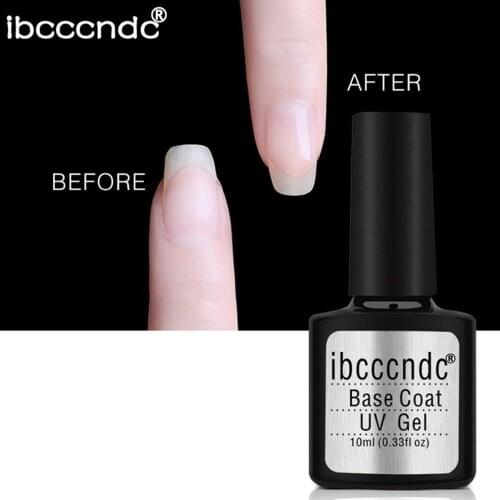 10ml Fast Dry Long Lasting Nail Gel Nail Polish Base Gel And Top Coat UV Gel Art Manicure Gel Plastic Bottle