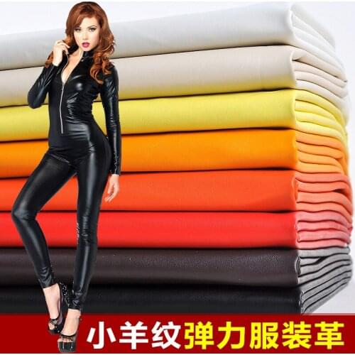 100cmx138cm Lamb Pattern PU Leather Clothing Furniture Soft Bag Hard Bag Waterproof Leather Luggage Sofa Footwear Leather Fabric