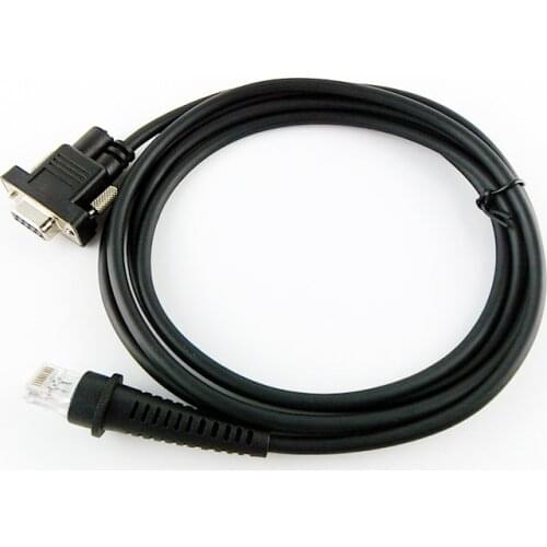 2pcs/lot BarCode Scanner RS232 Cable, Serial Cable 2M(7ft),For Newland NLS-FR40,RS232 Interface,Not Include Power Adapter