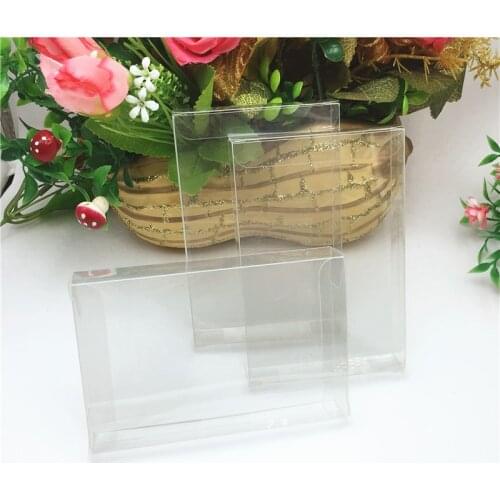 30 pcs 2x8x12cm rectangular transparent box DIY handmade wedding candy / cookies / chocolate pvc box