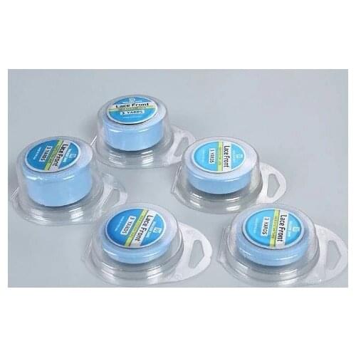 36yards Blue Color Strong Lace Front Hair Tape Support Walker Tape For Wig Toupee Double Sided Adhesive Hair System Tape