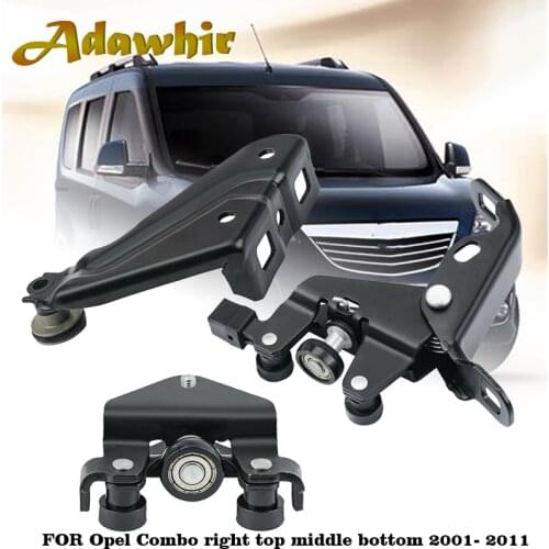 3x sliding door roller FOR Vauxhall Opel Combo 2001-2011 right middle bottom 124999 5124921 124995
