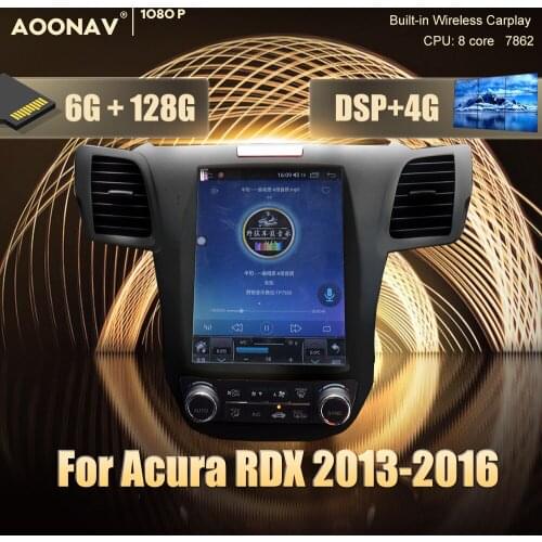 9.7 Inch 128G 2 din Android car radio For Acura RDX 2013-2016 car GPS navigation DvD player multimedia Stereo receiver Head Unit