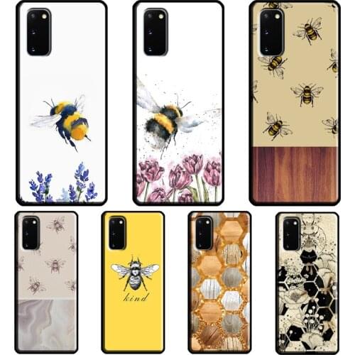 Bee Bumblebee Case For Samsung Galaxy S21 Ultra S20 FE Note 20 Ultra Note 9 10 S8 S9 S10 Plus S10e Cover