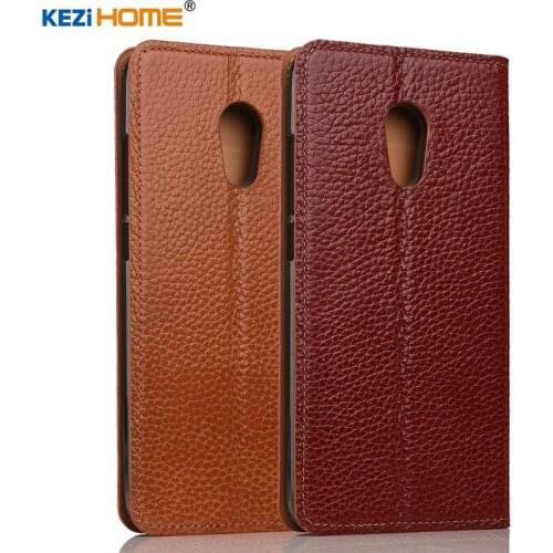 Meizu Pro 6 Plus case KEZiHOME Litchi Genuine Leather Flip Stand Leather Cover capa For Meizu Pro6 Plus Phone cases coque