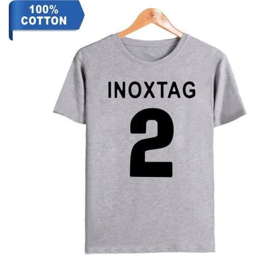 WAWNI Inoxtag Tops Womens Men Tee Hip Hop Cotton Polyester Short Sleeved Tops Fashion T Shirt 100% Cotton Tshirt 2021 New Tops