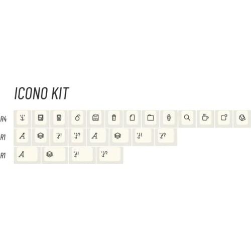 KBDFANS × BIIP Extended-2048 EC Icono Kit