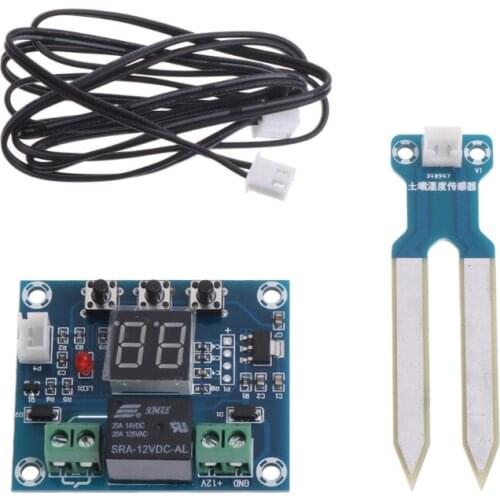 12V Soil Humidity Sensor Controller Irrigation System Automatic Watering Module J6PC
