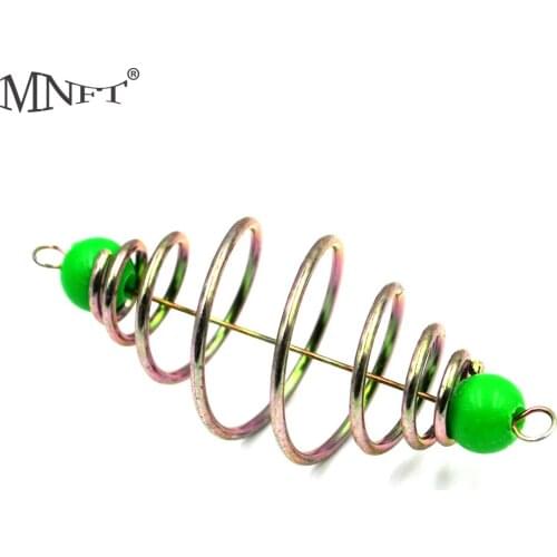 MNFT 20PCS/LOT Spring/ Coil Metal Fishing Feeders Spring Coil Inline Method Feeders Tackle Bait Thrower Length 4.5 & 6 cm