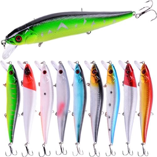 10pcs Minnow Sea Fish Lure Set 23g,14g Crankbait Fishing Lure Wobbler Iscas Artificiai Hard Bait Fishing wobbler