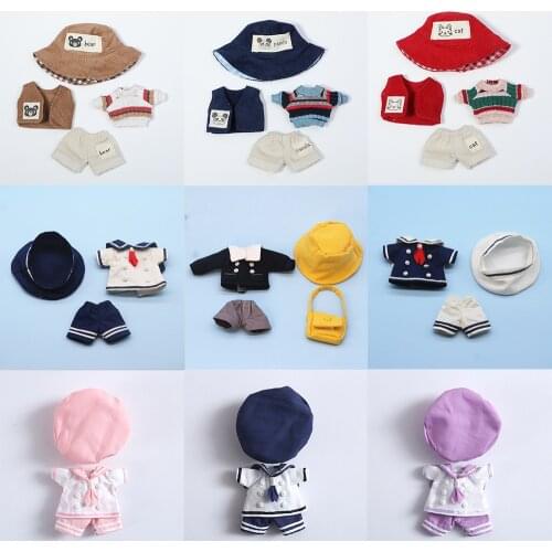 Obitsu 11 Fisherman outfit Bjd Doll Clothes Sailor suit Accessories Kindergarten Set clothing For Ob11,Ymy,Ddf,Gsc,Body9 1/12