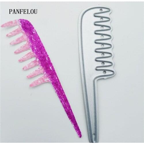 PANFELOU Simple comb Scrapbooking DIY Halloween Embossing mould card paper die stencils punch Metal cuts dies cutting