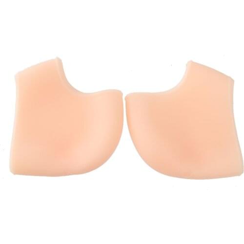 Pair Silicone Moisturising Gel Heel Cracked Foot Care Protectors Socks