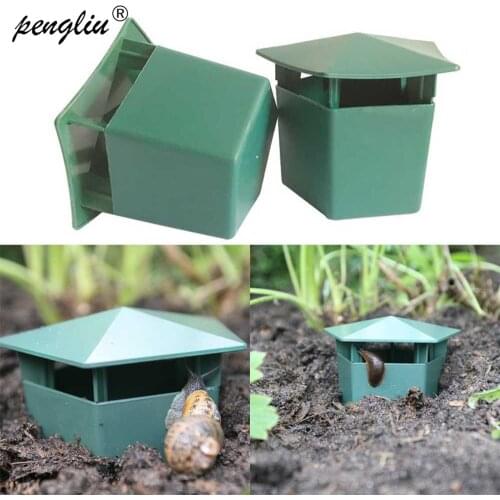 Plastic Farm Protector House Otter Eco Friendly Cage Cleared Catcher Box Planarian Snail Insect Trap Reptile Slug Gardening Tool