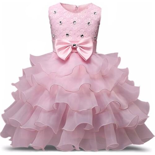 Girls Dress 2018 Brand Design Princess Dresses for Girls Clothes Party Ceremony Prom Dress Clothes Baby to Teenage Age 2 6 8T