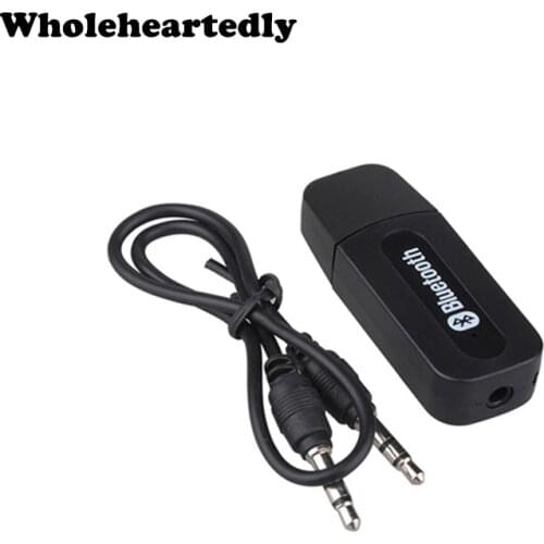 Brand New Wireless 3.5mm Jack USB Bluetooth Music Audio Receiver Dongle Adapter for Aux Car PC for Iphone for Samsung Hot Sale