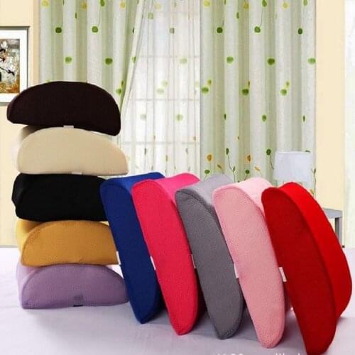 Comfortable Memory Foam Lumbar Support Seat Soft Pillows Breathable Healthcare Back Massager Car Home Office Relieve Pain