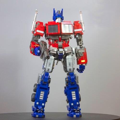 In Stock Gundam Hornet Robot Optimus Transformationer Prime Soud Boys Wave Building Block Bricks Ideas Toys Kids Gifts 2700pcs
