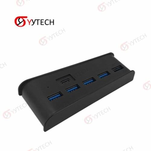 YYTECH USB HUB High Speed Expand Charger Controller Splitter Expansion Data Transfer Port for PS5 Game Console
