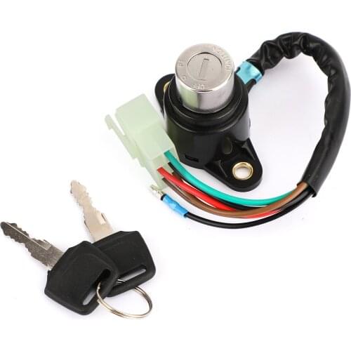 Artudatech 35100-413-007 Ignition Lock 6 pin with 2 Keys Fit for Honda CB 400 450 A T CM 400 450 T 78-83