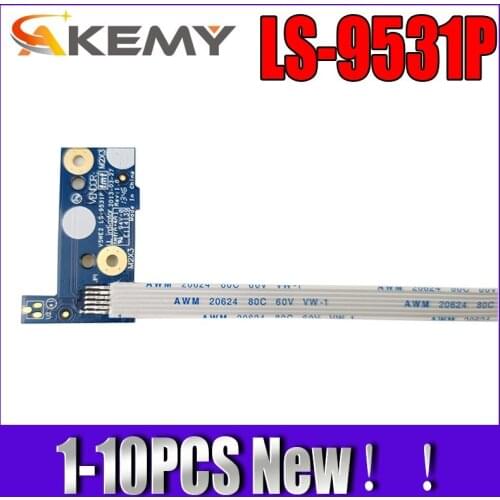 1-10PCS New Akemy Power Board For Acer E1-570 E1-530 E1-570G E1-572P E1-510P LS-9531P V5WE2 Power Board Button Switch 100% OK