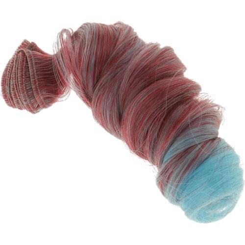 3x15x100cm DIY Wig Curly Hair for BJD Dolls #19