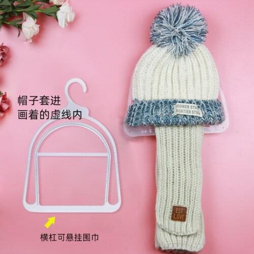 50 Pcs Plastic Hat Rack Hat Rack Woolen Hat Display Stand Hat Hook Cap Bracket