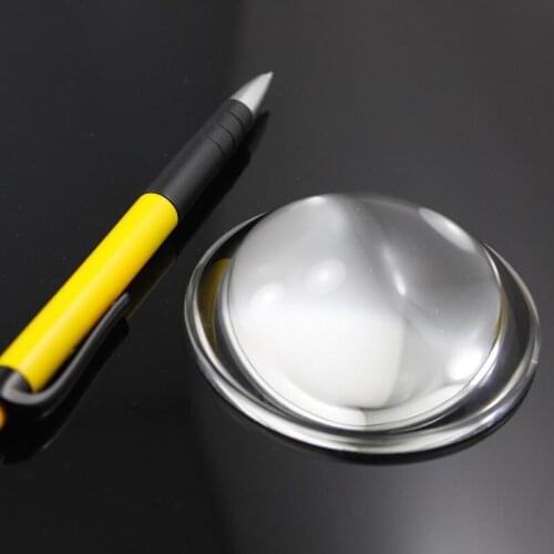 74mm Dia Optical Glass Focal Length 60mm Optical High-power LED Plano Convex Lens DIY Projector Plano-convex Condensing Lenses