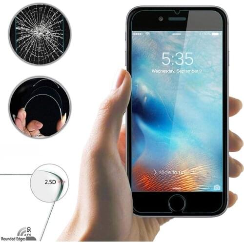9H Tempered Glass For iPhone 6 6s Plus Screen Protector HD Transparent Film for iPhone 7 8 Plus X Protective Glass 6 7 8 X Glass