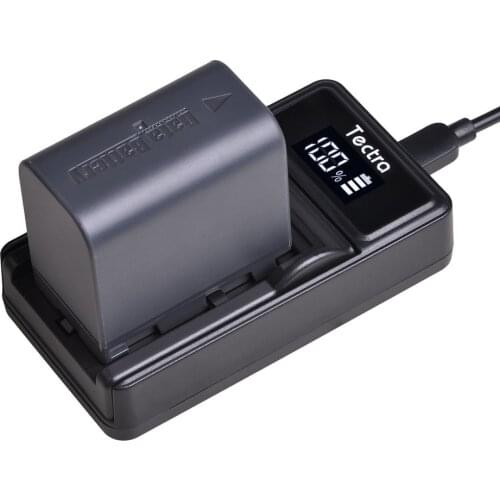 Tectra 1pc BN-VF823 BN-VF823U BNVF823U BNVF823 Battery for JVC GR-D720US GR-D728 GR-D750US GR-D771+LED USB Charger