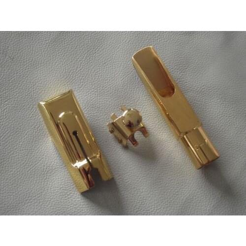 Alto sax Metal mouthpiece ligature cap Gold plate