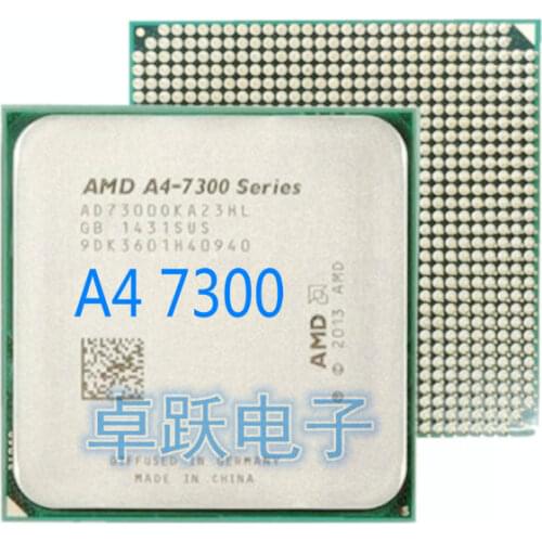 AMD A4-Series A4-7300 A4 7300 AMD Dual-Core CPU APU FM2 100% working properly Desktop Processor free shipping