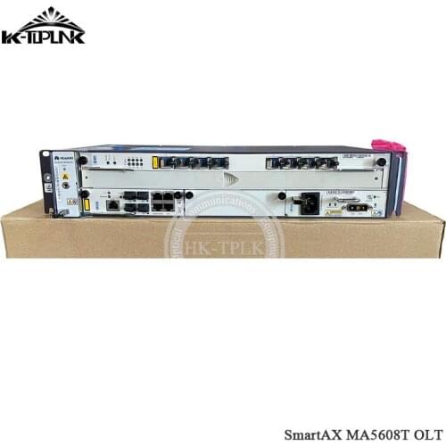 Free Shipping High Efficient MA5608T OLT,For Huawei GPON Olt Device+1*MCUD+1*MPWD+1*GPBD 8Ports B+ C+ C++,1G,AC Power,Brand New