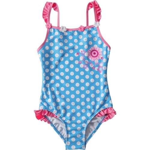 Childrens Swimsuit Womens Polka Dot Printing Girls One-Piece Swimsuit Diving Suit Big Childrens Swimsuit Tz4100014