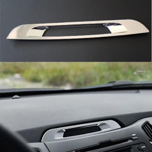 For KIA Sportage R 2012 2013 2014 2015 CAR The central console DVD outlet electroplating styling