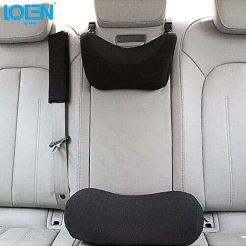 For Kid Child Car Seat Lumbar Cushion Pillows Set Soft Cotton Back Support for Car Seat and Office Chair Lumbar Support U Style