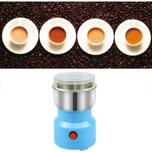 Electric Coffee Grinder Multifunction Stainless Steel Blade Spice Mill Blender 95AC