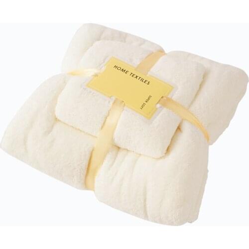 2PCS/Set Cotton Super Absorbent Bath Towel for Home Bathroom Hotel Beach Soft Shower Towel Wrap Washcloth Travel Sport Towel