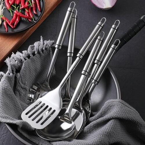 304 stainless steel kitchenware cooking spoon spatula cooking spoon Spaghetti spatula kitchen utensils