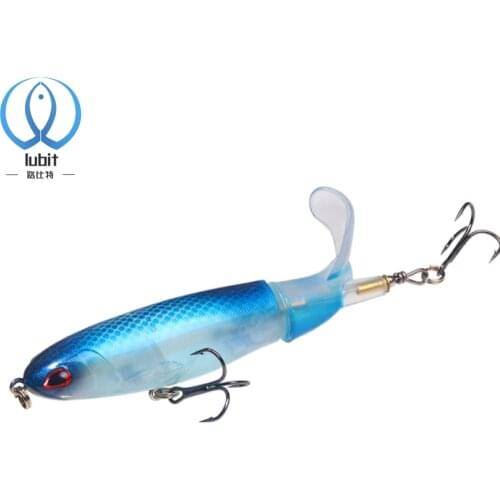 Lubit popper Whopper Plopper 13g/35g Top Water Popper Fishing Lure 2020 Hard Bait Wobblers Rotating Fishing Tackle Pesca bass