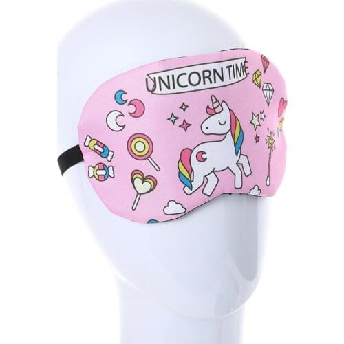 Unicorn Kawaii Soft Toy Eye Mask Sleeping Mask Eye Shade Cover Cartoon Eyeshade Relax Mask for Sunmmer