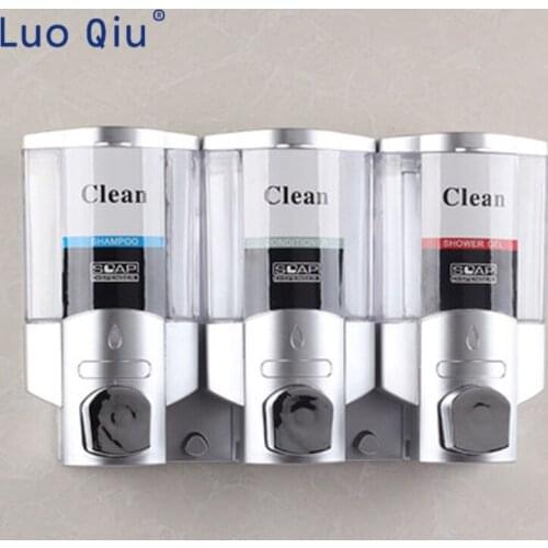 Hotel and hotel multi-head soap for soap wall-mounted soap dispenser three-end plastic bath box