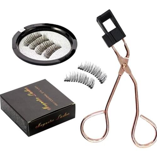 Reusable Magnetic Lashes Clip Eyelashes Set with Magnets Lash Applicator Tool G99E
