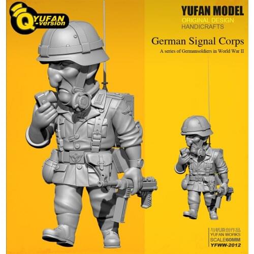 YUFan Model and sail original 1/32 (60mm high) Q version resin soldier YFWW-2012 KNL Hobby