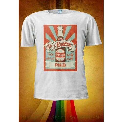 Dr Pepper Retro Poster Men Women Unisex Tshirt Baseball Hoodie 2761 2019 New Fashion Brand Clothing