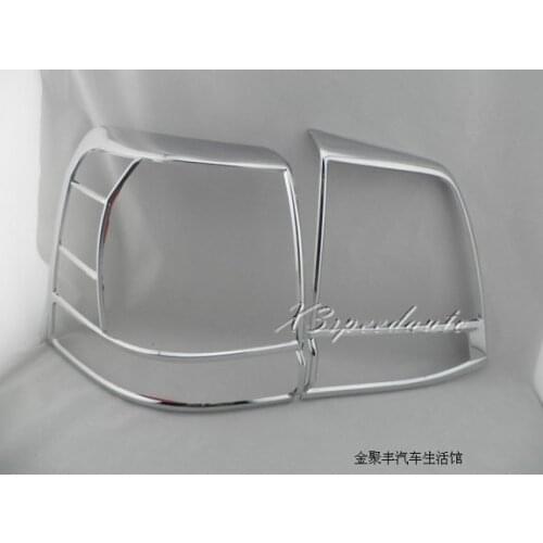 ABS Plastic 4PCS Tail Rear Light Cover Trim For Toyota Land Crusier 200 LC200 FJ200 2008-2012