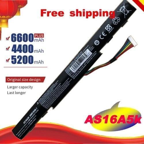 New Laptop Battery For ACER AS16A5K AS16A7K AS16A8K Aspire E15 E5-475G 523G 553G 573G 575G 774G E5-575 E5-575-59QB Free Shipp