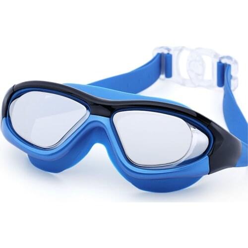 Myopia Swimming Goggles Prescription Large Frame Swimming Glasses anti fog Diopter Swim Eyewear Natacion Waterproof Eyewear