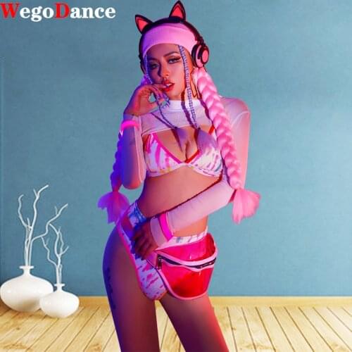 Performance Clothes New Sexy DJ Bikini Nightclub Gogo Leading Dance Clothes Group Tour Girl