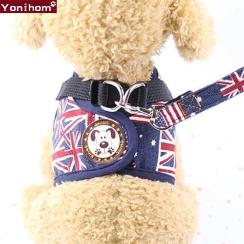 Dog Collar and Leash Set Soft Harness for Dogs Collar for Cat Puppy Chihuahua Dog Harness and Leash Set Adjustable Leash for Cat